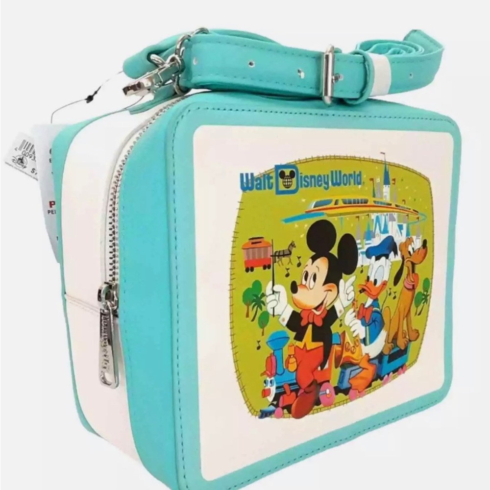 Disney Parks WDW 50th Vault Collection Loungefly Lunchbox Crossbody *NWT - Picture 6 of 7
